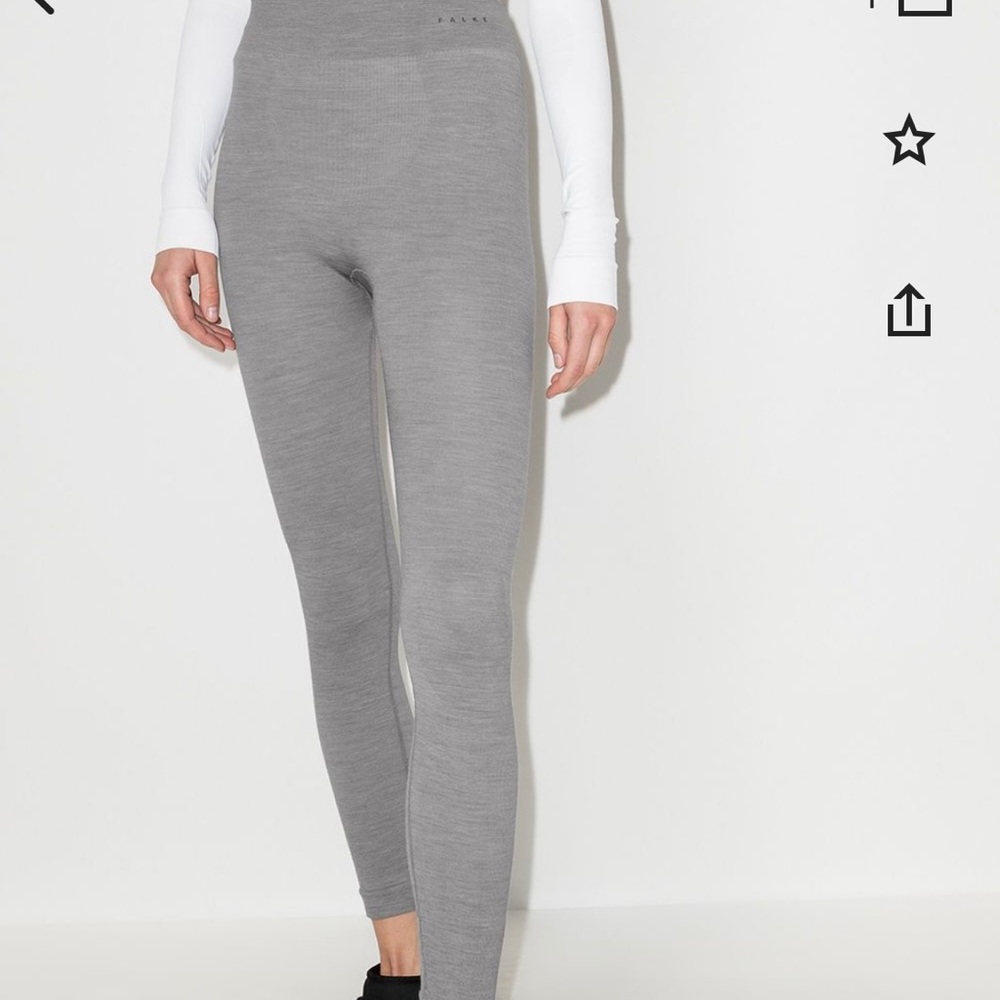 Falke ergonomic sport system thermal wool leggings underlayer